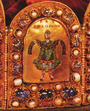 6.ábra: zománcképek az Ottó koronán.