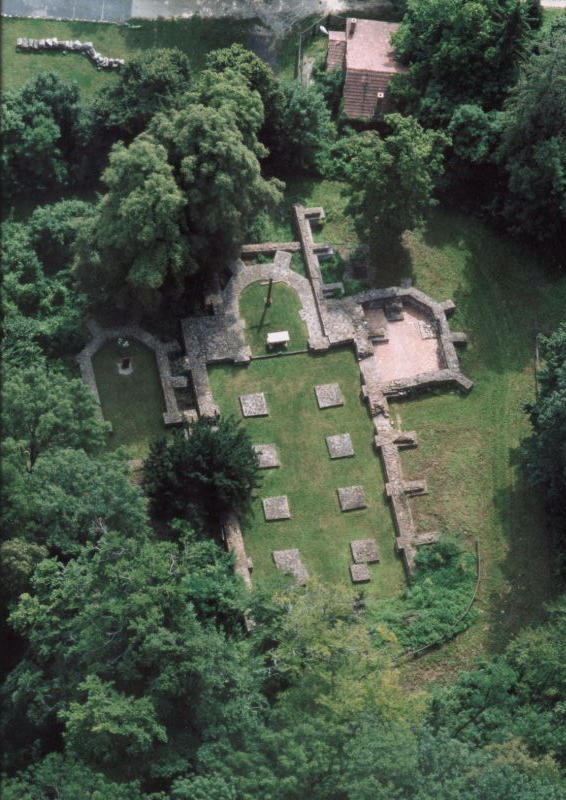 3.ábra a budaszentlőrinci kolostor romjai felülnézetben.