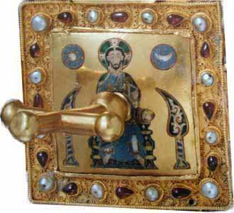 9.ábra: Pantokrátor kép a Magyar Szent Koronán